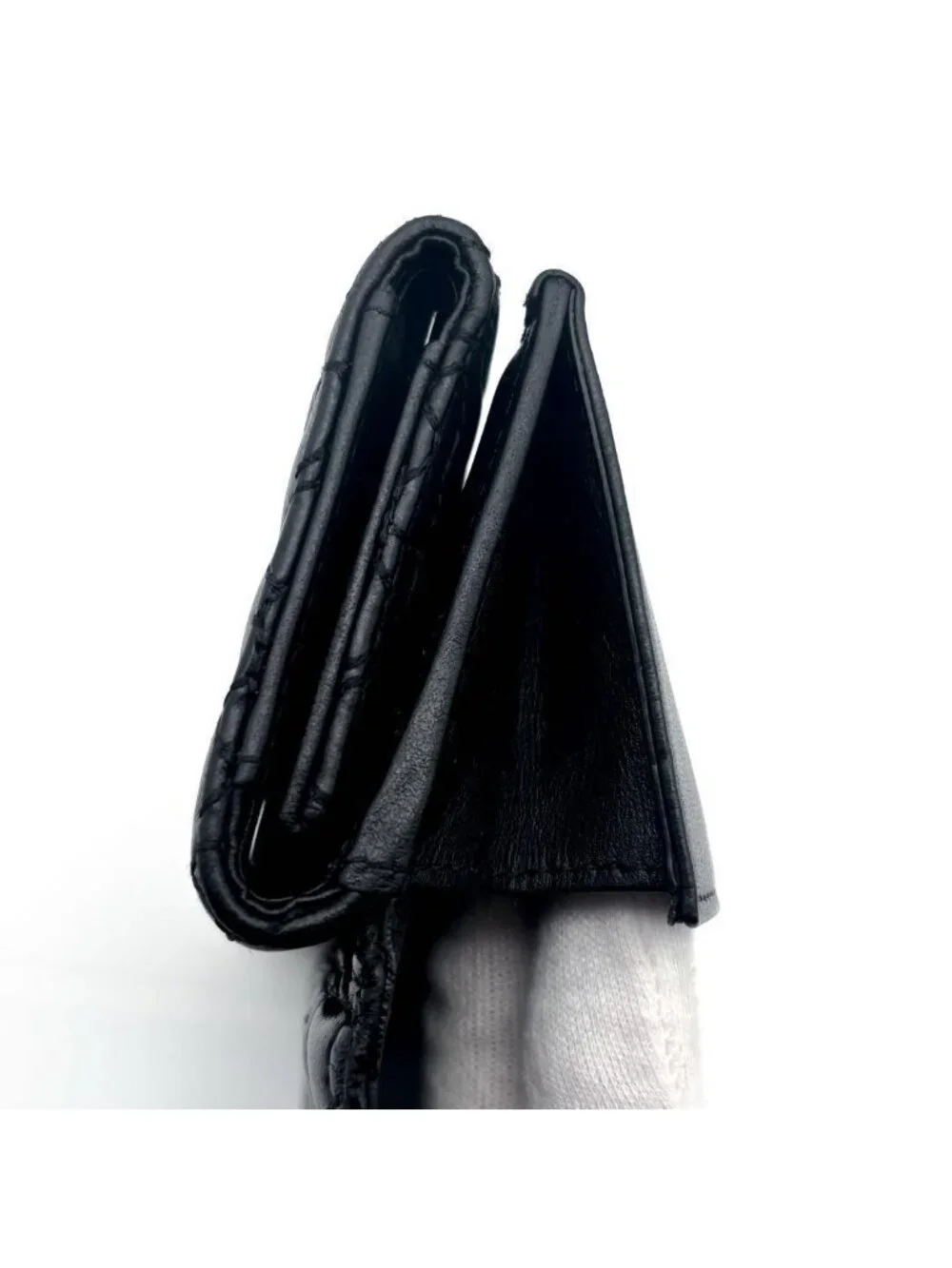 Chanel Wallet Camellia Stitch Trifold